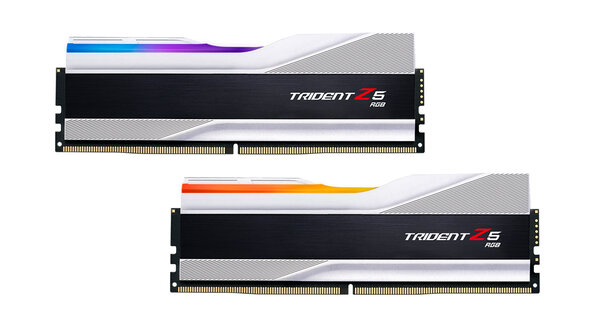Memoria Ddr5 Gskill Trident Z 2X16Gb 6000 Mhz Rgb Silver Timing 36-36-36-96