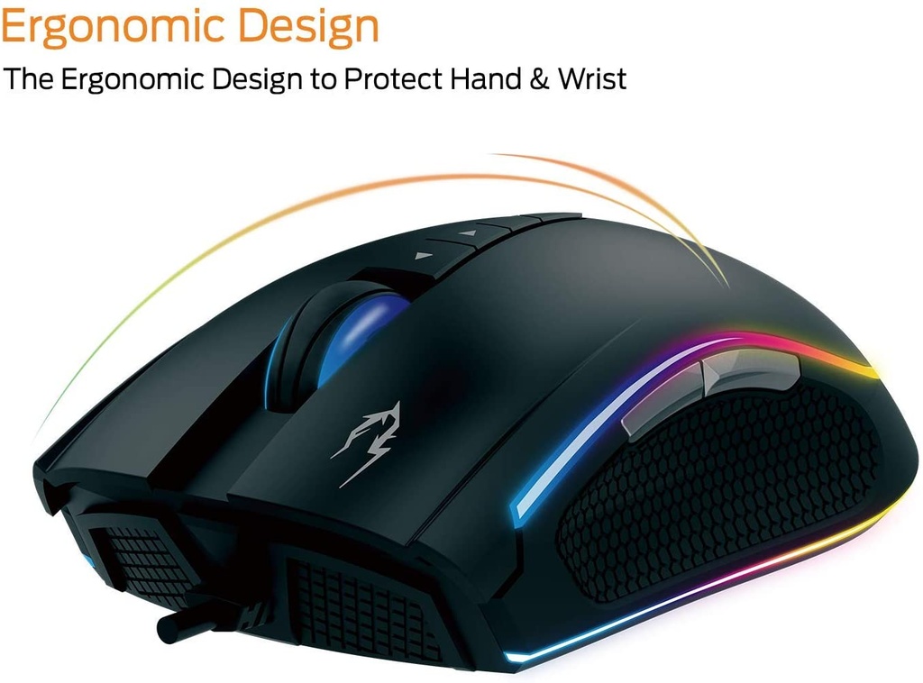 Mouse Gamdias Zeus M2 Optico,Rgb