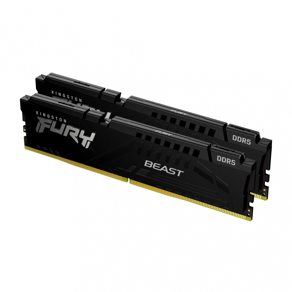 Ram Dimm Kingston Fury Beast 32Gb Ddr5 6000Mhz Cl40 2X16Gb Kf560C40Bbk2 32