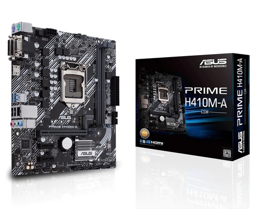 [PRIME H410M-A/CSM] Mb Asus Prime H64Gb 2933Mhz Dsub Dvid Lan Prime H410M A Csm