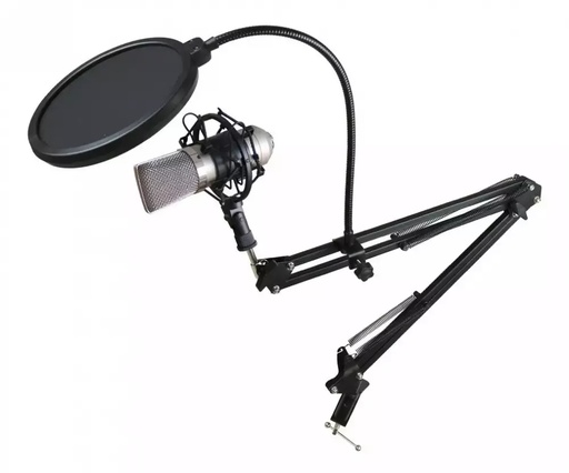 [NA-0953] Microfono Naceb Streaming 3.5Mm 20Hz 20Khz Filtro Antipop Tripie Na 0953
