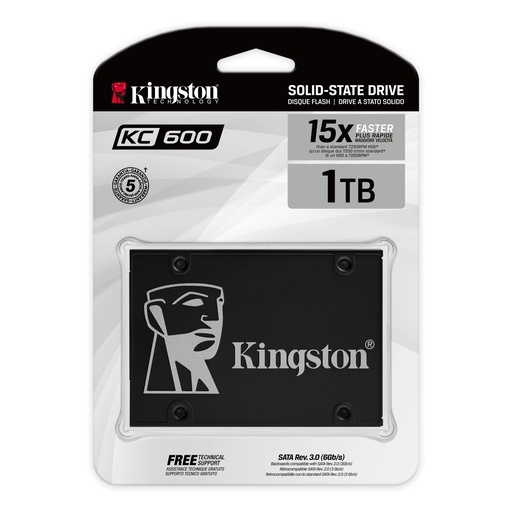 [SKC600/1024G] Ssd Interno Kingston 1024G Sata Rev 3.0 550Mb S Skc600 1024G