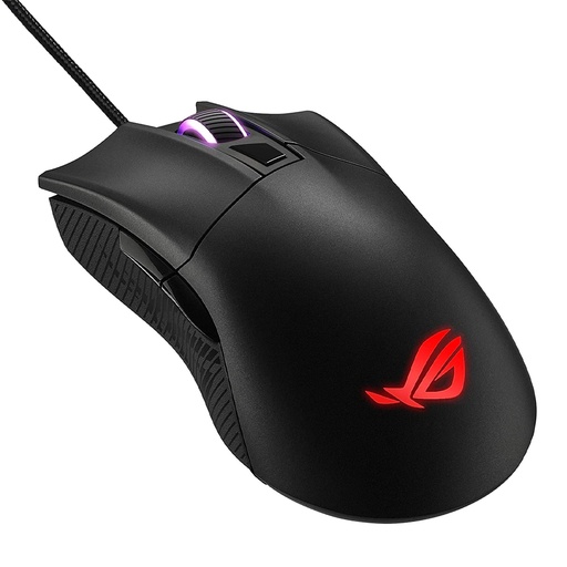[P507 ROG GLADIUS II CORE] Mouse Asus Optico Ergonomico 6200Dpi 220Ips 1000Hz Diestro Aura Sync Rgb P507 Rog Gladius Ii Core