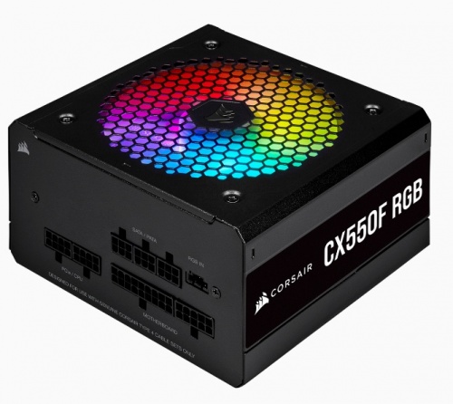 [CP-9020216-NA] Fuente De Poder Corsair Cx550F Rgb 550W 80 Plus Bronze Atx Negra Cp 9020216 Na