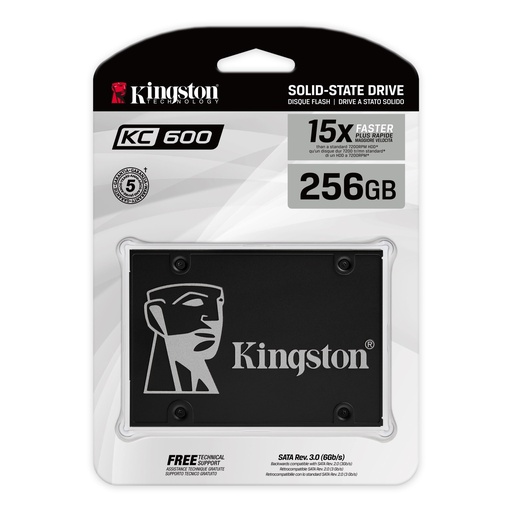 [SKC600/256G] Ssd Interno Kingston 256G Sata Rev 3.0 550Mb S Skc600 256G