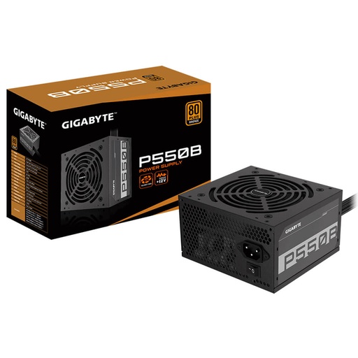 [GP-P550B] Fuente De Poder Gigabyte 550W Ventilador Silencioso 100 240V 60 50Hz 80 Plus Bronze Gp P550B