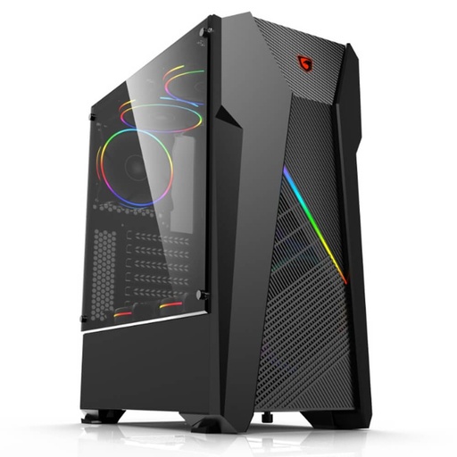 [CGFALCONYGT] Gab Gaming Yaguaret Falcon Rgb Con Ventana Atx Micro Atx 1Xusb3.0 2Xusb2.0 Negro Cgfalcon