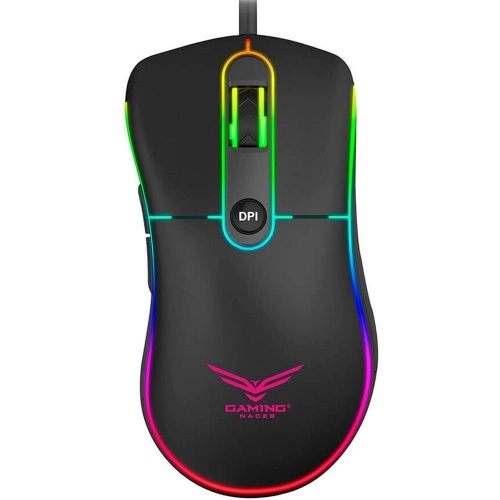 [NA-0933] Mouse Gamer Con Iluminacion Led 4 Botones Usb 1.5M 1000 1600 2400 3200 Dpi S Na 0933