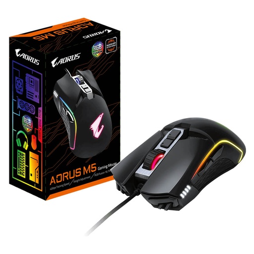 [GM-AORUS M5] Mouse Gigabyte Gaming Aorus M5 Rgb Fusion 2.0 16000 Dpi Gm Aorus M5