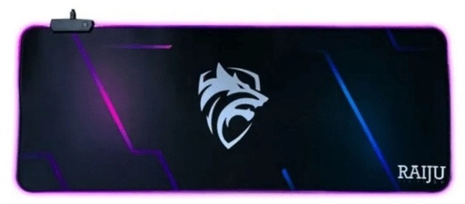 [MP-101RGB] Mousepad Gaming Raiju Base Repelente De Agua Usb1.8M 300X800Mm