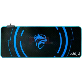 [MP-102RGB] Mousepad Gaming Raiju Base Repelente De Agua Usb1.8M 300X800Mm