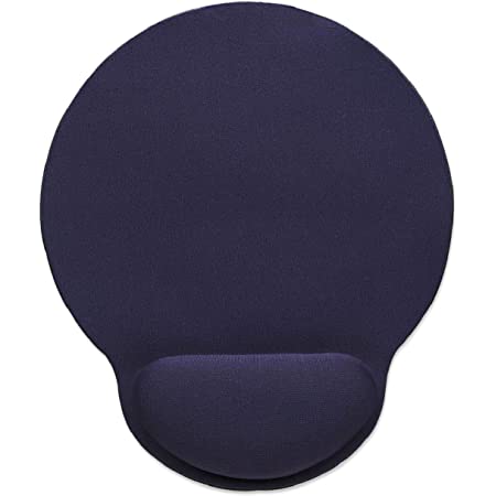 [434386] Mousepad Manhattan Ergonomico Con Descansa Munecas De Gel Azul Marino 434386