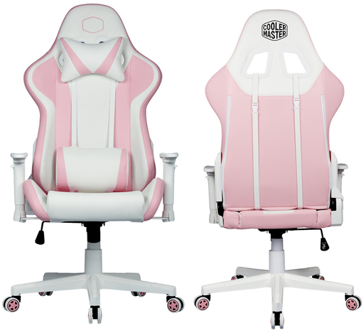 [CMI-GCR1S-PKW] Silla Cooler Master Gaming Caliber R1S Rosa Blanco Tela Resistente A Rasgaduras Cmi Gcr1S Pkw