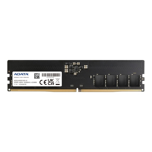[AD5U480016G-S] Memoria Ram Udimm Adata Premier 16Gb Ddr5 4800Mhz Ad5U480016G S