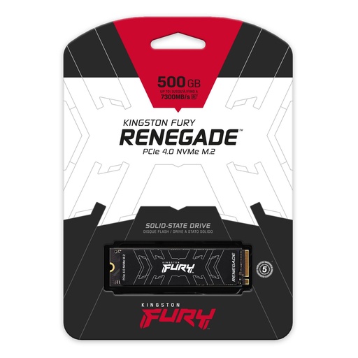 [SFYRS/500G] Ssd Interno Kingston Fury Renegade Nvme 500G Pci Express 4 0 M2 Ssd Sfyrs 500G