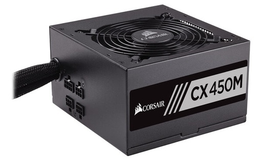 [CP-9020219-NA] Fuente De Poder Corsair Cx450M Atx 450W 80 Plus Bronze Semi Modular Conectores Eps12V Cp 9020219 Na