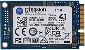 [SKC600MS/1024G] Ssd Interno Kingston 1024G Msata Rev 3.0 550Mb S Skc600Ms 1024G