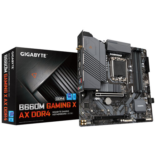 [B660M G X AX DDR4] Mb Gigabyte B660M G X Ax Micatx Lga 1700 12Th Gen 128Gb 2133 A 4400Mhz 1B660M G X Ax Ddr4