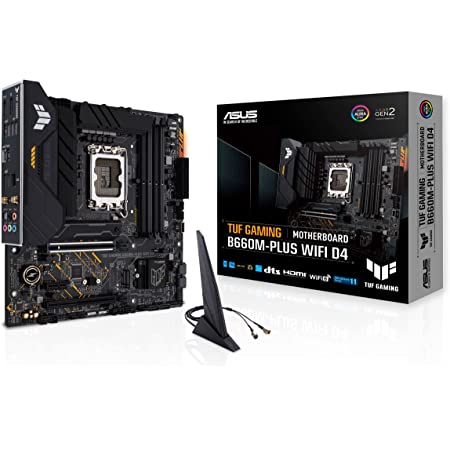 [TUF GAMING B660M-PLUS WIFI D4] Mb Asus B660M Plus Lga 1700Matx 128Gb 5333Mhz Wifi D4 2M.2 Pci4 Tuf Gaming B660M Plus Wifi D4