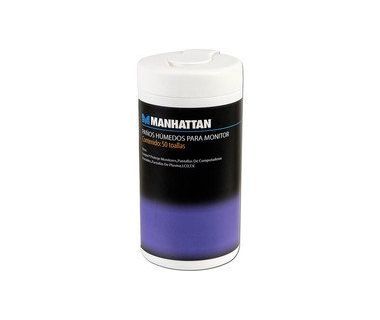 [433105C] Toallas Humedas Antiestaticas Manhattan Para Monitor 433105C