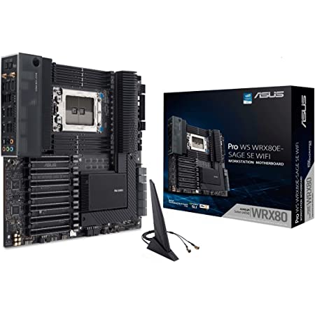 [PRO WS WRX80E-SAGE SE WIFI] Mb Asus Workstation Extendedatx Ryzen Threadripper 203200Mhz Pro Ws Wrx80E Sage Se Wifi