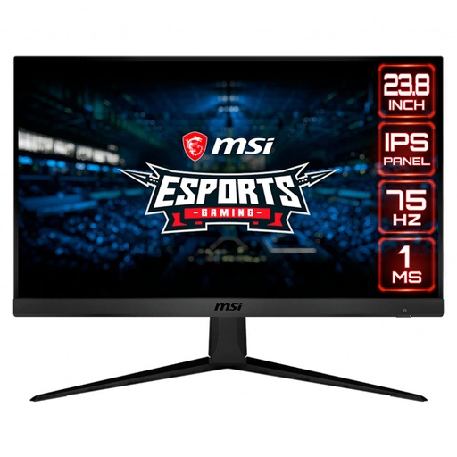 [OPTIX G241V E2] Monitor Msi Gaming G241V E2 24P Ips 75Hz Full Hd 1920X1080 Game Mode 1Ms 1Dp 1 Optix G241V E2