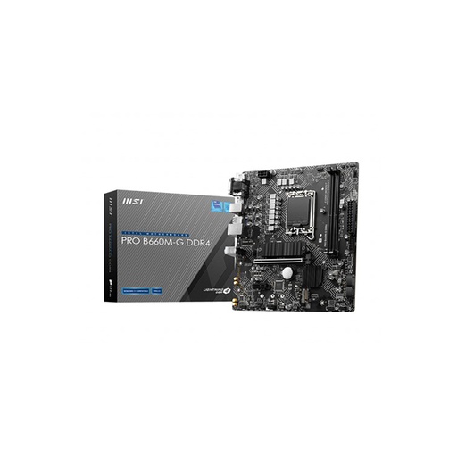[PRO B660M-G DDR4] Tarjeta Madre Msi Pro B660M-G Ddr4600Mhz Dp Micro Atx