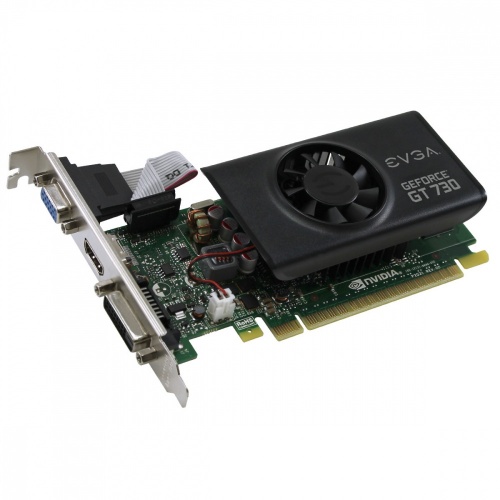 [02G-P3-3733-KR] Egeforce Gt 730 2Gb Gddr5 Ventilador Bracket Bajo Perfil Pcie 2.0 02G P3 3733 Kr