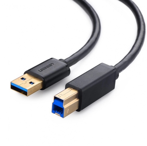 [10372] Cable De Impresora Ugreen Us210 Usb 3.0 A-B 2M Blk