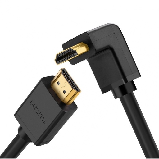 [10122] Cable Hdmi Ugreen Hd103 4K Angular 3M Negro