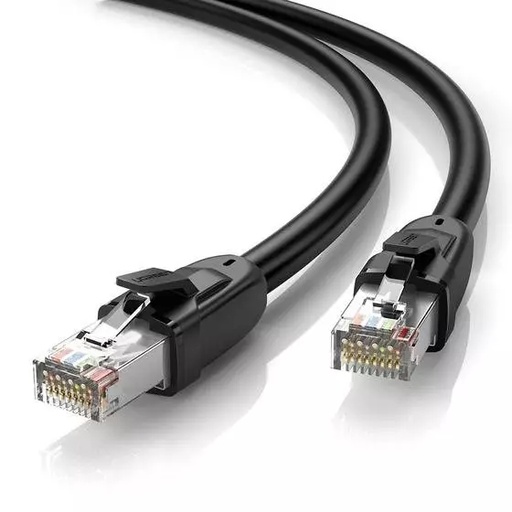 [70330] Cable Red Ugreen Nw121 Cat8 3M Black