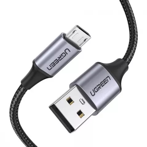 [60148] Cable Ugreen Carga Rapida Usb 2.0A Micro Usb 2M