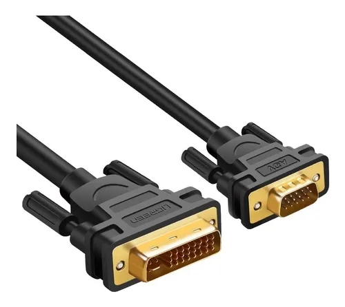[30741] Cable Ugreen Dvi(24+5)Macho A Vga Macho 1M Black