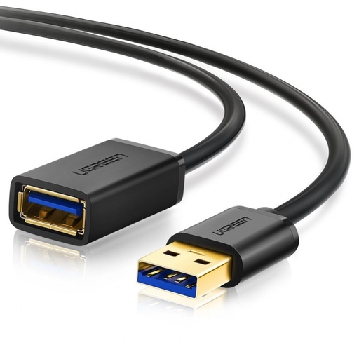 [30126] Cable Ugreen Us129 Extension Usb 3.0 Black 1.5M