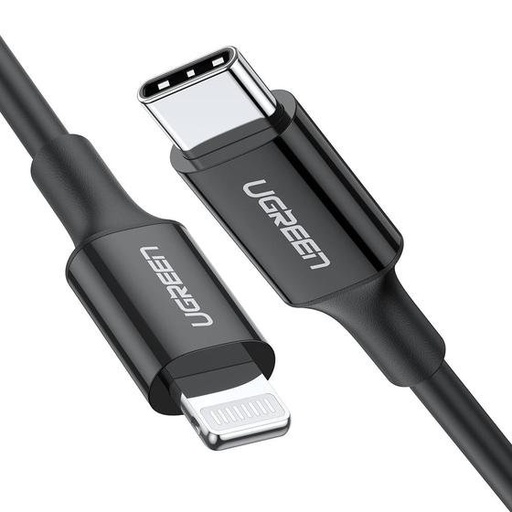 [60751] Cable Ugreen Us171 Usb-C A Lightning 1M Black