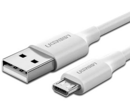 [60143] Cable Ugreen Usb 2.0A Micro Usb 2M White