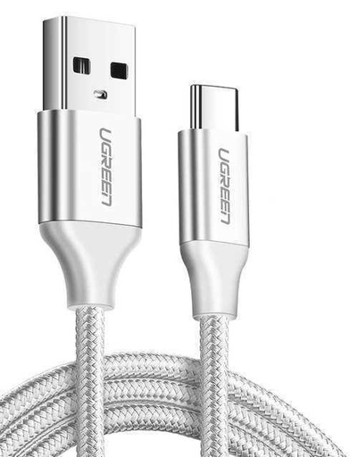 [60122] Cable Ugreen Usb 2.0A Usb-C 1.5M White