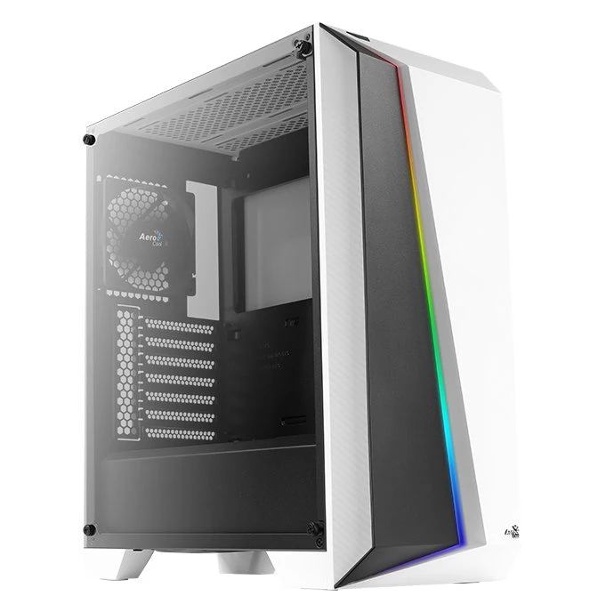 [4718009158924] Gabinete Aerocool Cylon White, Rgb, Atx