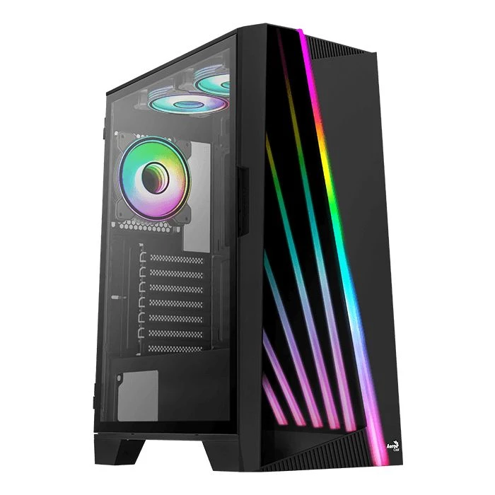 [4711099470402] Gabinete Aerocool Mirage G Bk V2,Argb, Atx