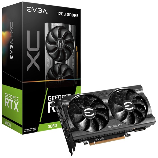 [12G-P5-3657-KR] Gpu Evga Geforce Rtx 3060 Xc Gaming 12Gb Gddr6