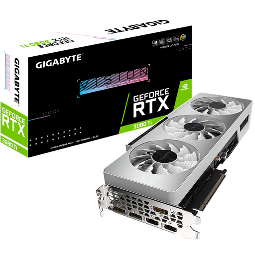 [GV-N308TVISION OC-12GD G10] Gpu Gigabyte Geforce Rtx 3080 Ti Vision Oc 12G Gddr6X