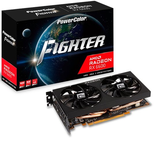 [AXRX 6600 8GBD6-3DH] Gpu Power Color Fighter Rx 6600 8Gb Gddr6