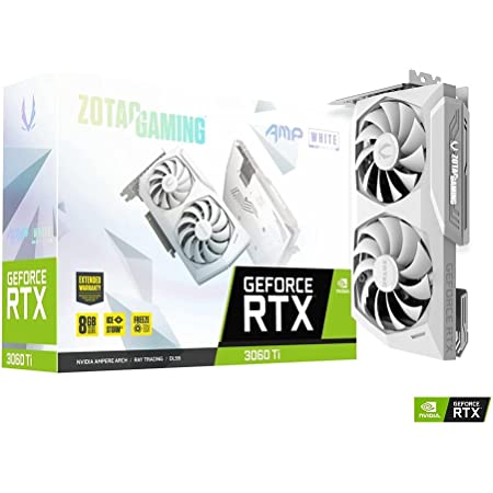[ZT-A30610F-10PLHR] Gpu Zotac Gaming Geforce Rtx 3060 Ti Amp White Lhr 8Gb Gddr6