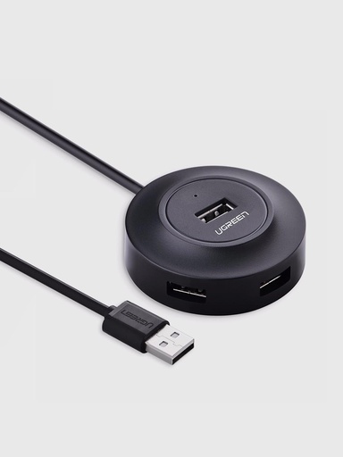 [20277] Hub Ugreen Cr106 4 Puertos Usb 2.0 Black