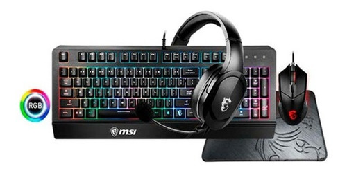 [ADVENTURE 202 US] Kit Tec Mouse Msi Adventure 202 Vigor Gk20+Clutch Gm08+Immerse Gh20+Agility Gd21