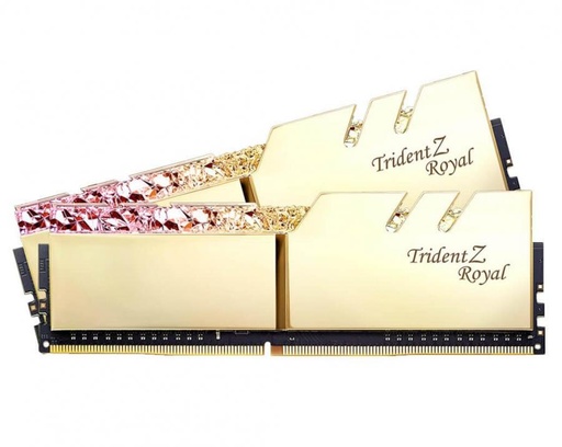 [F4-3200C16D-16GTRG] Memoria Ddr4 Gskill Trident Z Royal 2X8Gb 3200Mhz Oro