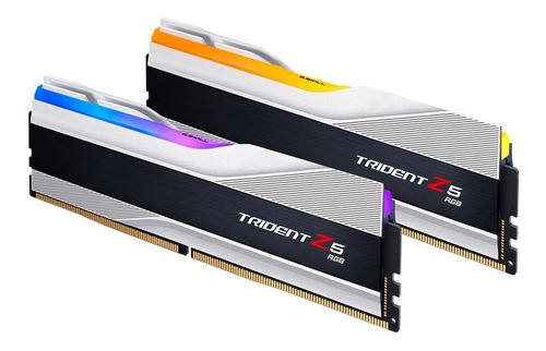[F5-5200J4040A16GX2-TZ5RS] Memoria Ddr5 Gskill Trident Z 2X16Gb 5200 Mhz Rgb Silver Timing 40-40-40-83