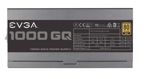 [210-GQ-1000-V1] Fuente De Poder Evga 1000W Gq 80+Oro