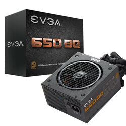 [110-BQ-0650-V1] Fuente De Poder Evga 650W Bq+80 Bronze Semimodular