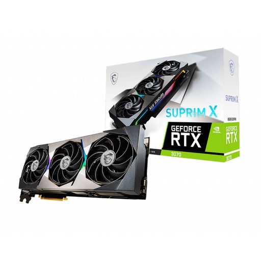 [RTX 3070 SUPRIM 8G LHR] Tarjeta De Video Msi Rtx 3070 Suprim 8G Lhr 8Gblhr 8Gb Gddr6 1920 Mhz 1*3*Dp